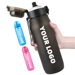 High Quality Sports Straw Tritan Drink Bottle Fruit Flavor Flavoring Flavored Flavoured Air Scent Water Bottle For Adults