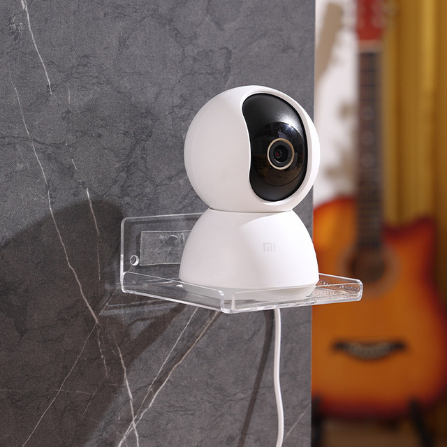Indoor Wall Mounted Storage Rack Router Placement Rack Non-drilling Home Security Camera Stand