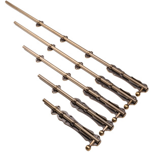 Pestillo de puerta Dingcheng de latón, estilo antiguo, con pestillo superior e inferior para puerta de madera, ventana o cerradura de portón. - Product Image 3