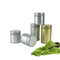 Boîtes en fer blanc hermétiques personnalisables pour thé, épices et café, qualité alimentaire, avec logo sur mesure, pour matcha, emballage en métal