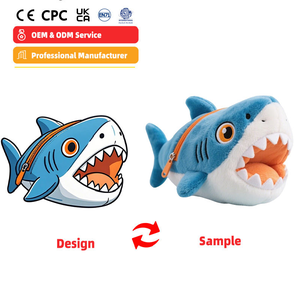 Tùy Chỉnh Công Suất Lớn 3D Vải Khuôn Viên Văn Phòng Phẩm Lưu Trữ Thực Phẩm Hình Dễ Thương Bút Chì Sang Trọng Túi Trong Kho - Product Image 2