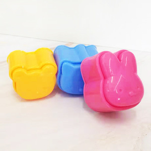 Cat Rabbit Bear Bento Sushi Rice Ball Mold 3 Piece Plastic Cartoon Cake Mold Set - Product Image 4