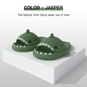 Chaussures d'été tendance, confortables à la maison, pantoufles antidérapantes pour couple, motif requin à queue profonde, pour intérieur/extérieur - Product Image 6