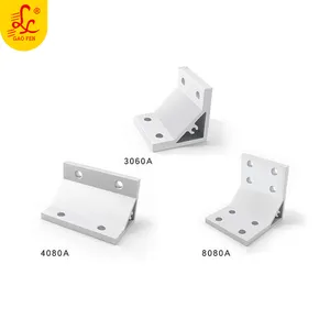 90 Degrees Support Connector, A-typ Inscribed Angle aluminium Corner Code