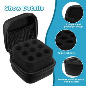 Étui de transport isotherme pour insuline et peptides, 6 compartiments, pour flacons de 10 ml, en EVA, sac de rangement, kit de voyage pour diabétiques - Product Image 2