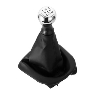 Peugeot 5-Speed Manual Gear <b>Shift</b> <b>Knob</b> Leather Cover Ergonomic Design Integrated Lightweight - Product Image 1