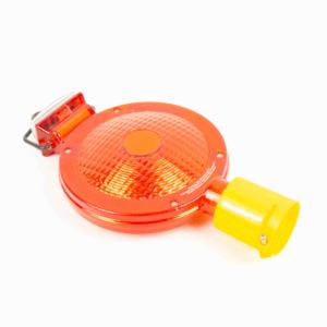 Vendita calda durevole in plastica rosso solare lampeggiante semafori a batteria in cantiere lavoro barriere di traffico LZL marca - Product Image 3