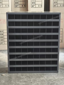 Metaal bouten & moeren opbergbakje duivenhuis opbergkast <span class=keywords><strong>hardware</strong></span> onderdelen 72 vakken stalen kast - Product Image 3