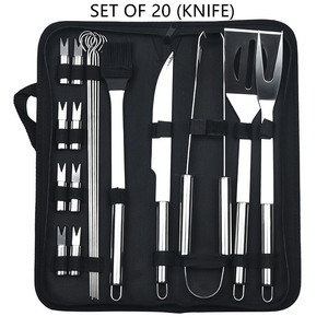 <span class=keywords><strong>Kit</strong></span> <span class=keywords><strong>de</strong></span> herramientas <span class=keywords><strong>de</strong></span> acero inoxidable para <span class=keywords><strong>barbacoa</strong></span>, conjunto <span class=keywords><strong>de</strong></span> herramientas <span class=keywords><strong>de</strong></span> combinación <span class=keywords><strong>de</strong></span> 3 a 20 piezas para exterior, hogar, parrilla - Product Image 3