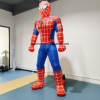 Modèle gonflable publicitaire Spiderman héros araignée pour promotion d'activités commerciales en extérieur