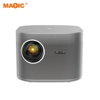 Mini projecteur LED 1080p à mise au point automatique, 2 Go 16 Go, avec WiFi6, pour cinéma maison