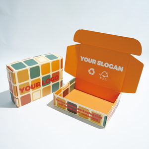 Fabricant Xianglee grande <span class=keywords><strong>boîte</strong></span> de vêtements d'expédition imprimée en couleur boîtes de beauté d'expédition personnalisées avec emballage de logo - Product Image 4