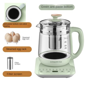 Casserole en céramique antiadhésive avec couvercle et poignée en métal, sans BPA, recyclable, 1L, pour faire bouillir et mélanger - Product Image 6