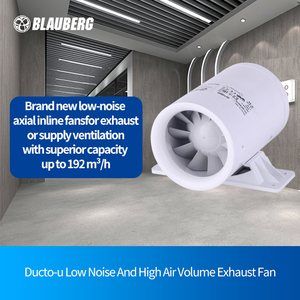 Ventilador Axial de 5 Pulgadas con Logotipo Personalizado, Rodamientos de Bolas, Aspas de Plástico, Bajo Ruido, OEM/ODM para Cultivo Hidropónico en Carpas de Cultivo - Product Image 2
