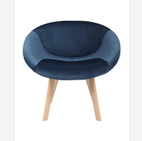 Chaises d'appoint modernes et confortables en velours doux Offre Spéciale des meubles de maison de style loisirs pour la chambre à coucher et le salon