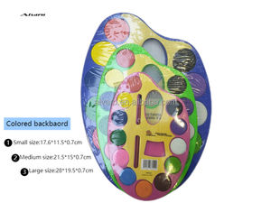 Vente en gros pas cher papeterie d'art scolaire enfants enfants débutants apprentissage de l'art aquarelles solides <span class=keywords><strong>Palette</strong></span> de 12 couleurs avec pinceau - Product Image 4