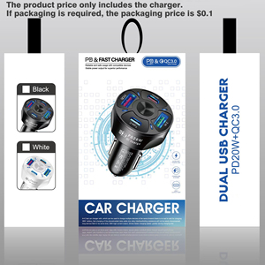 Adaptateurs de charge rapide <span class=keywords><strong>USB</strong></span>-<span class=keywords><strong>C</strong></span> PD portables tendance 2026 pour iPhone, accessoires de voiture, téléphone portable, 4 ports <span class=keywords><strong>USB</strong></span>-A - Product Image 2