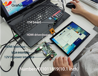 Module d'affichage LCD TFT à écran tactile en verre capacitif de 10.1, 10.4, 11.6, 12.1, 13.3, 14, 15.6 pouces, USB