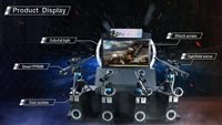 Machine de jeu de tir VR pour 4 joueurs, jeu d'arcade à détection de mouvement, jeux de réalité virtuelle collaboratifs multijoueurs en anglais
