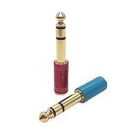 Prise Audio Stéréo TRS/TS Mic Plug Converter Adaptateur Jack 6.35MM 1/4 Mâle à 3.5MM 1/8 Femelle Mono Casque