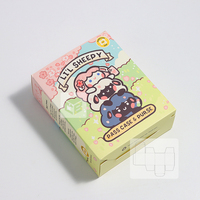 Petites boîtes d'emballage de dessin animé Boîte aveugle en papier artisanal Boîtes de rangement mignonnes personnalisées en gros pour jouets de collection Solutions d'emballage