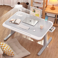 Bureau d'ordinateur portable pliable multifonction économique, table portable pour lit, canapé, bureau, dortoir, bureau d'étude à domicile