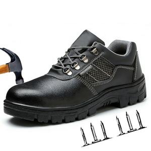 <span class=keywords><strong>Chaussures</strong></span> de sécurité professionnelles OEM à coupe basse, semelle en caoutchouc antidérapante, embout en acier, anti-perforation, prix de gros abordable pour chantier de construction - Product Image 1