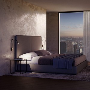 Jia Wenjun Modern Leather Flexible <b>Wall</b> Lamp Led 220V <b>Switch</b> Control For Bedroom Hotel Reading <b>Light</b> - Product Image 3
