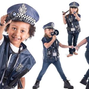 Unisex 12pcs <strong>Police</strong> <strong>Costume</strong> Set for <strong>Kids</strong> Plastic Role Play Stock in Carrying Bag EN71 Certified - Product Image 2