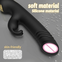 Nouveau Vibrateur Lapin de Luxe 2026 pour Femmes, à Poussée Rapide, Rechargeable, en Silicone, Produit Adulte, Vente Directe Usine