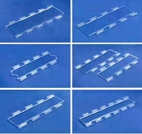 Lamelle en polycarbonate (PC) cristallin haute transparence résistante aux UV pour porte à enroulement / sécurité de vitrine / usage commercial