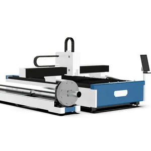 Jinglaser 1kw 1.5kw 2kw 3kw Fibra Laser Metal Cutter 3015 Máquina de corte a laser para folha e tubo de uma peça