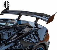 Kit de carrosserie de conversion pour Chevrolet Corvette C8 Z06 2019+ : Aileron arrière style ZR1, aileron de coffre de course, spoiler haute performance, pièces automobiles