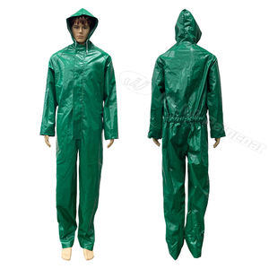 Économie industrielle chimique éclaboussures imperméable résistant combinaisons <span class=keywords><strong>de</strong></span> protection épais pvc vêtements <span class=keywords><strong>de</strong></span> <span class=keywords><strong>travail</strong></span> <span class=keywords><strong>de</strong></span> sécurité manteau <span class=keywords><strong>de</strong></span> <span class=keywords><strong>pluie</strong></span> costume - Product Image 6
