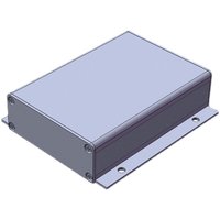 Casing Aluminium Ekstrusi OEM 6063 80*23mm Anodized Satu Bagian Kotak Sambungan Elektronik PCB Rumah Instrumen