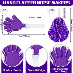 Pompon Sonori Rossi all'Ingrosso, Bastoncini per Tifo, Accessori per Eventi Sportivi, Essenziali per il Tifo - Product Image 6