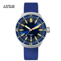 1 pièces logo personnalisé haute qualité 20atm 316L en acier inoxydable caoutchouc plongée nh35 mouvement automatique montre de plongée homme pour la commande
