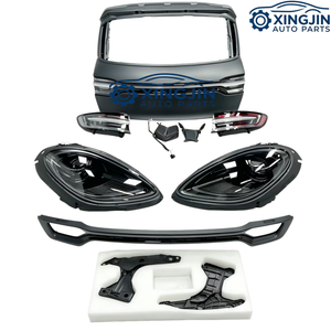 Componenti per Modifica Carrozzeria per Porsche <span class=keywords><strong>Macan</strong></span> 95B.1 95B.2, Paraurti Anteriore e Posteriore con Griglia, Fari e Fanali Posteriori - Product Image 4