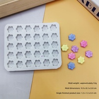 Divers moules en silicone résistants à la chaleur en forme de fleurs pour la pâtisserie, le fondant, le chocolat, les desserts, le savon, le plâtre et les créations artisanales