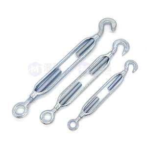 Tensor de cuerpo abierto Minqiang M6-M32, cincado, con gancho y ojo ajustable para construcción y invernaderos - Product Image 2