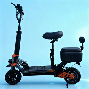 Monopattino Elettrico Pieghevole da 10 Pollici Nero Classico con Sedile, 2 Ruote, per Donne e Uomini, Acquista Online dalla Cina con Offerta Speciale - Product Image 4