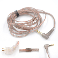 Câble d'écouteurs KZ détachable 3.5mm 2PIN Plug câble d'écouteur pour casque KZ EDX PRO EDX ZST ZSN PRO X CCA