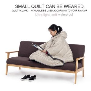 Ngoài trời thể thao không thấm nước áo choàng Windproof Trọng lượng nhẹ trại Túi ngủ nhiệt không thấm nước Poncho mặc trùm đầu chăn - Product Image 4