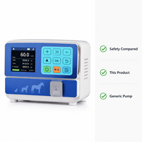 Pompe à seringue à commande numérique TCI, machine d'infusion à concentration constante, protection IPX3, batterie Li-polymère, précision vétérinaire
