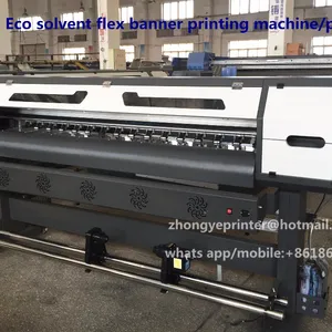 1.6M 1.8M Digitale Eco Solvent Flex Banner Drukmachine Met Dx5 & Dx7 Printkop Plotter