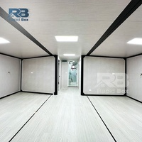Villa de Luxe Prête à l'Emploi Séjour 2 3 4 Chambres Maison Mobile Préfabriquée Conteneur Extensible 20pi 30pi 40pi avec Toilettes