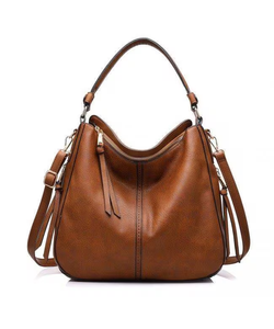 Sac à main pour femme en cuir véritable 100% authentique, avec fermeture éclair, souple, durable et imperméable pour une utilisation à long terme - Product Image 4
