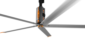 Ventilateur de plafond HVLS RTFANS à économie d'énergie, 14ft, 16ft, 11ft, 220V/380V, haute capacité, pour usine, entrepôt, salle de sport, options de taille 3.3 /4. - Product Image 3