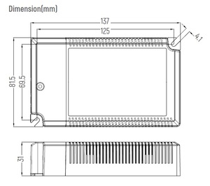 ตัวป้องกัน PC สีขาว2ช่องสัญญาณเอาท์พุตไดรเวอร์40W ไดรเวอร์ต้าหลี่ - Product Image 4