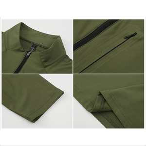 Camisas atléticas grandes y altas para hombre, venta al por mayor, camiseta completa de secado rápido lisa de poliéster - Product Image 2